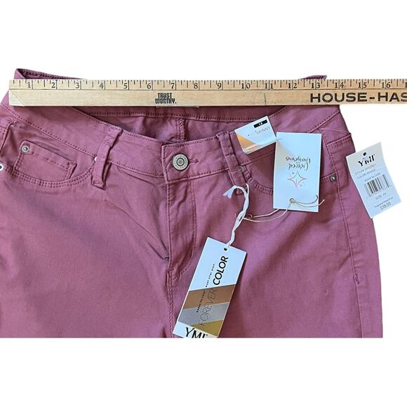 YMI Skinny Jeans Womens Plus Size 1X High Rise Pink Rose Hyperstretch NWT - Picture 9 of 9